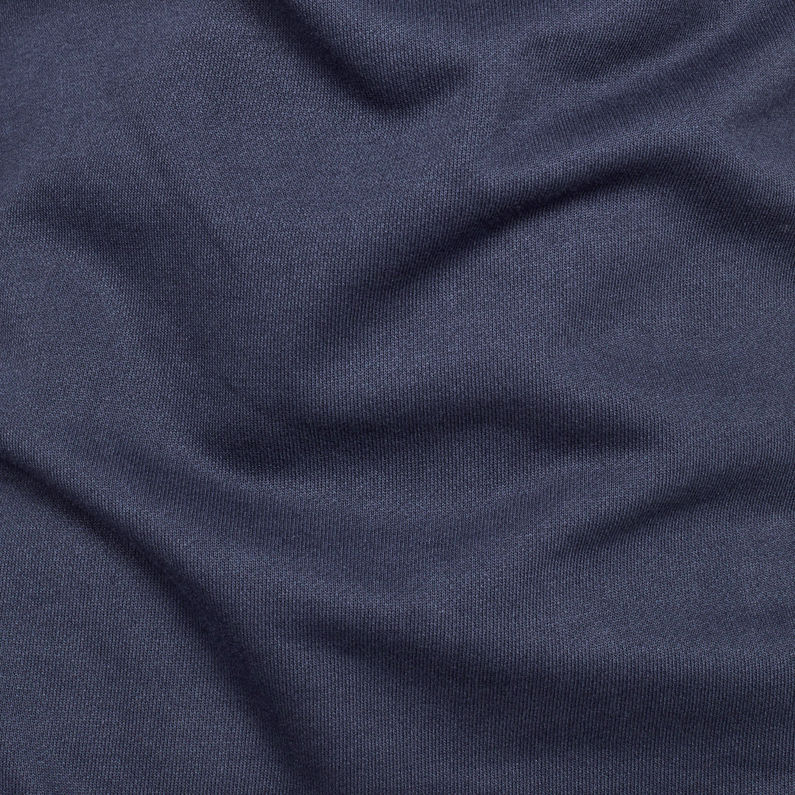 G-Star RAW® Graphic 8 Core Hooded Zip Through Sweater Dark blue fabric shot
