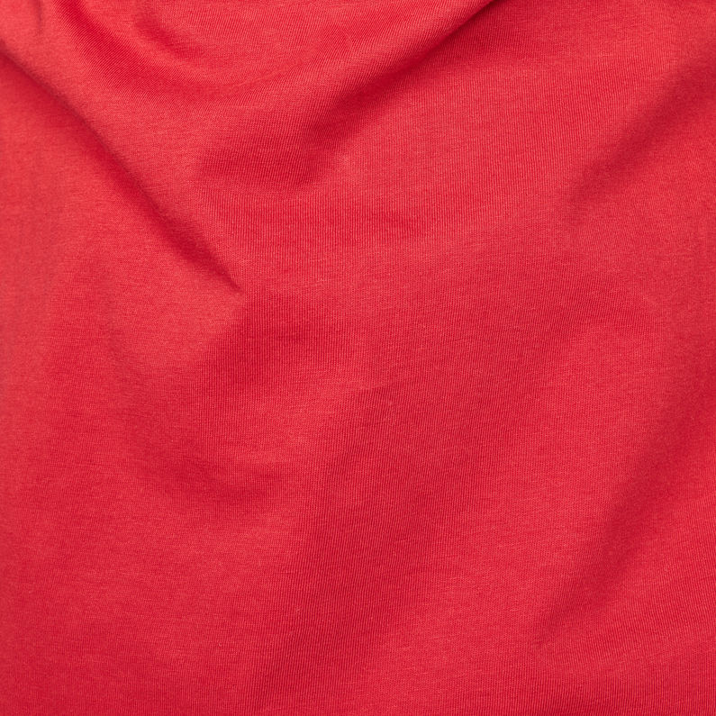 G-Star RAW® Graphic 13 T-Shirt Red fabric shot