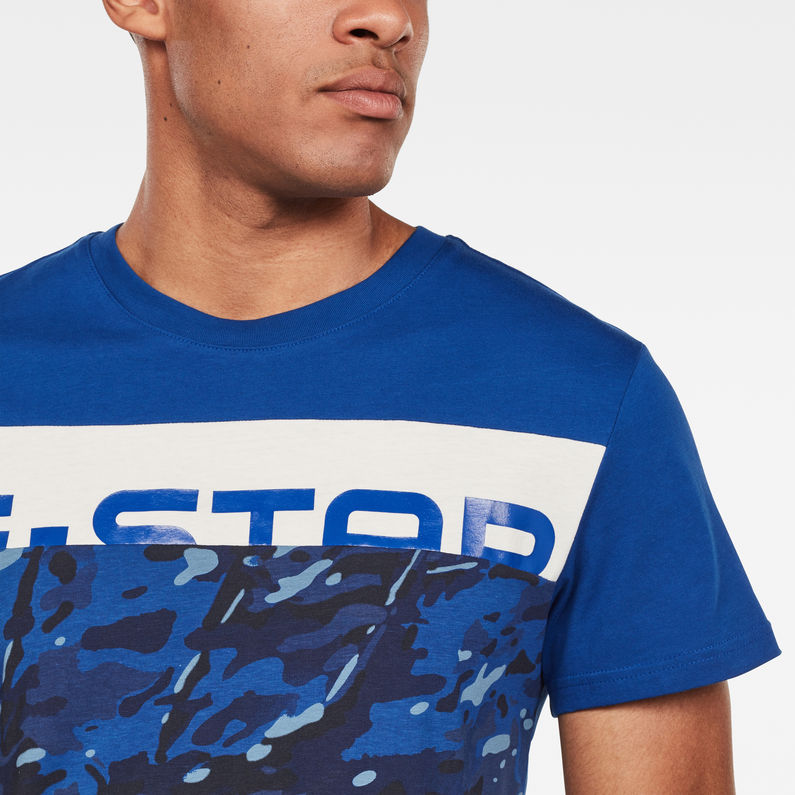 G-Star RAW® Graphic 14 T-shirt Medium blue detail shot