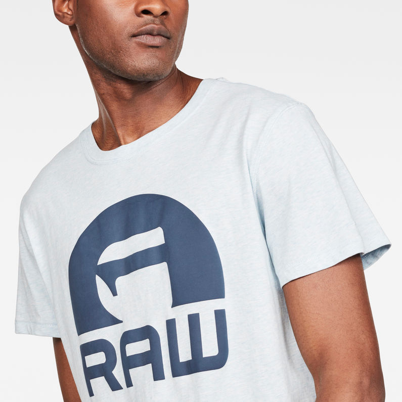G-Star RAW® T-shirt Graphic 2 Bleu clair detail shot