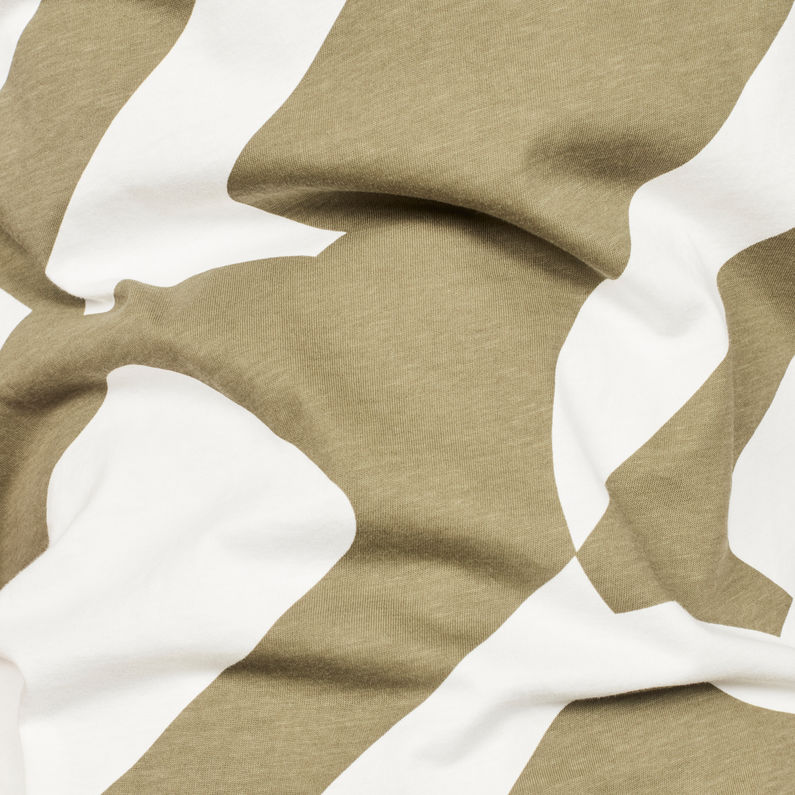 G-Star RAW® Hyce T-Shirt Green fabric shot
