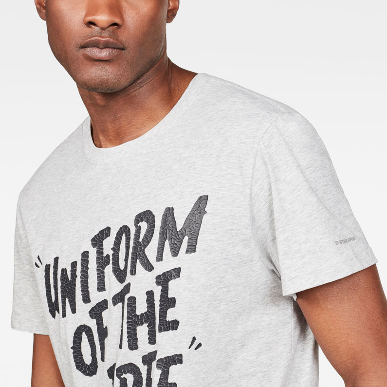 G-Star RAW® Graphic 9 T-Shirt Grau detail shot