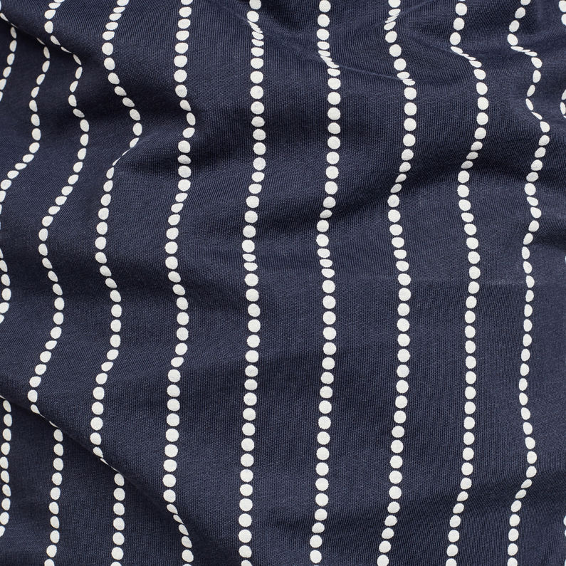 G-Star RAW® Camiseta Wabash Azul oscuro fabric shot