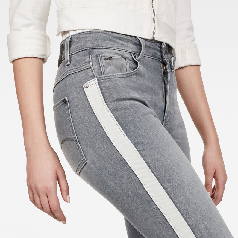 G-Star RAW® Biwes Stripe High Skinny Jeans グレー