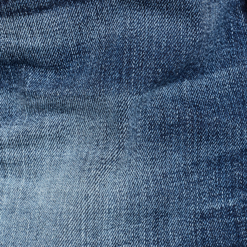 G-STAR® Short 3301 RP Mid Boyfriend Jeans Bleu moyen fabric shot