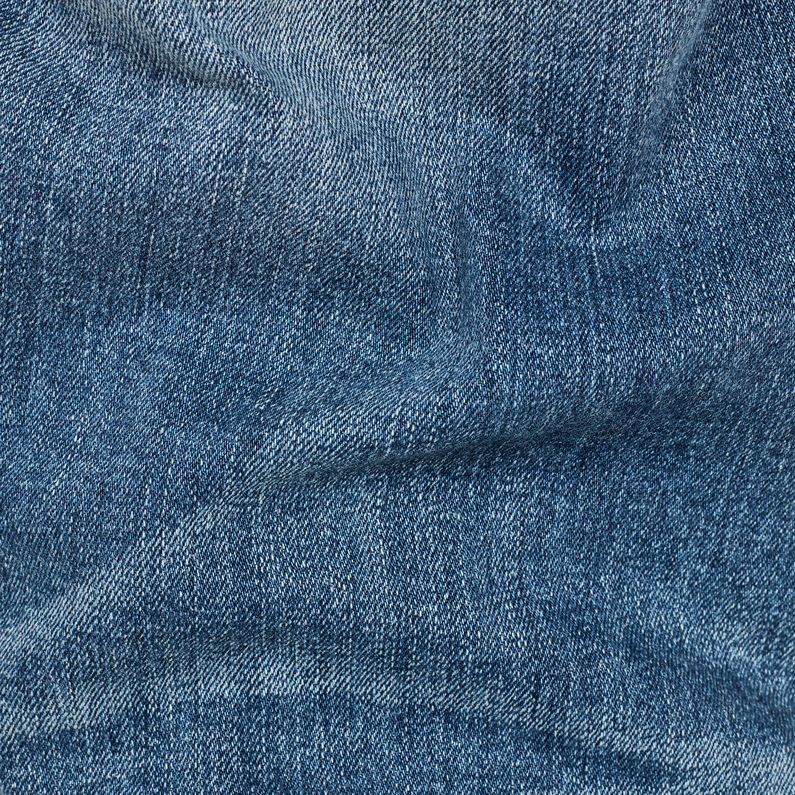 G-Star RAW® 3301 RP High Straight Ankle Jeans Bleu moyen fabric shot