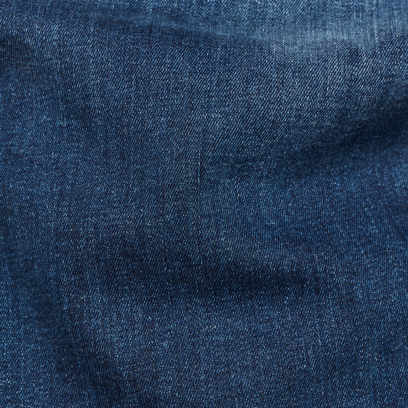 G-Star RAW® Jeans D-Staq Mid Boyfriend Slim Azul intermedio fabric shot