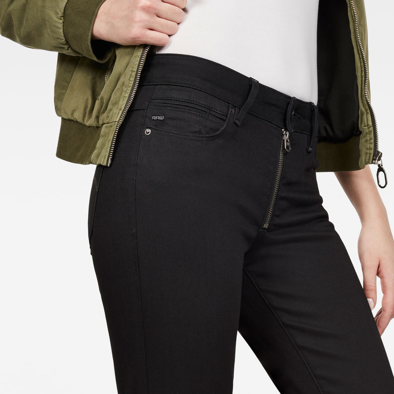 G-Star RAW® G-Star Shape Zip High Waist Super Skinny Jeans Dark blue