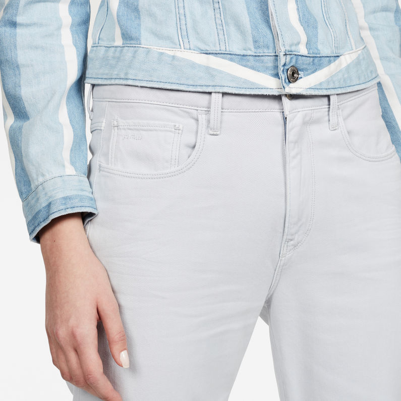 G-Star RAW® 3301 Mid Boyfriend Colored Jeans Lichtblauw detail shot