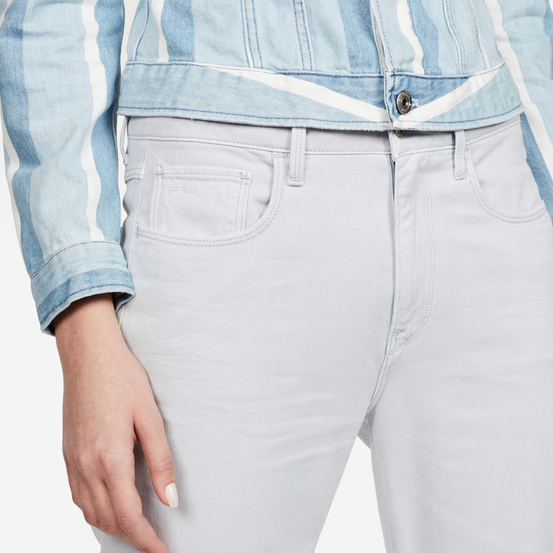 G-Star RAW® Jean coloré 3301 Mid Boyfriend Bleu clair detail shot