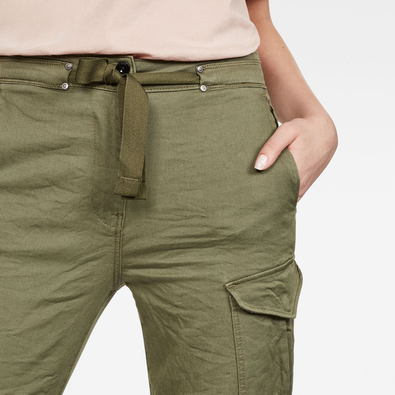 G-Star RAW® Blossite High Straight Green detail shot