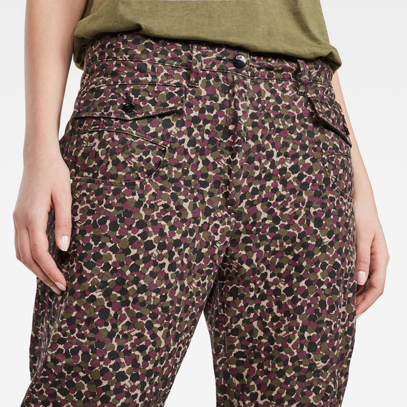 G-STAR® Army Radar Mid Boyfriend Pant Pink detail shot