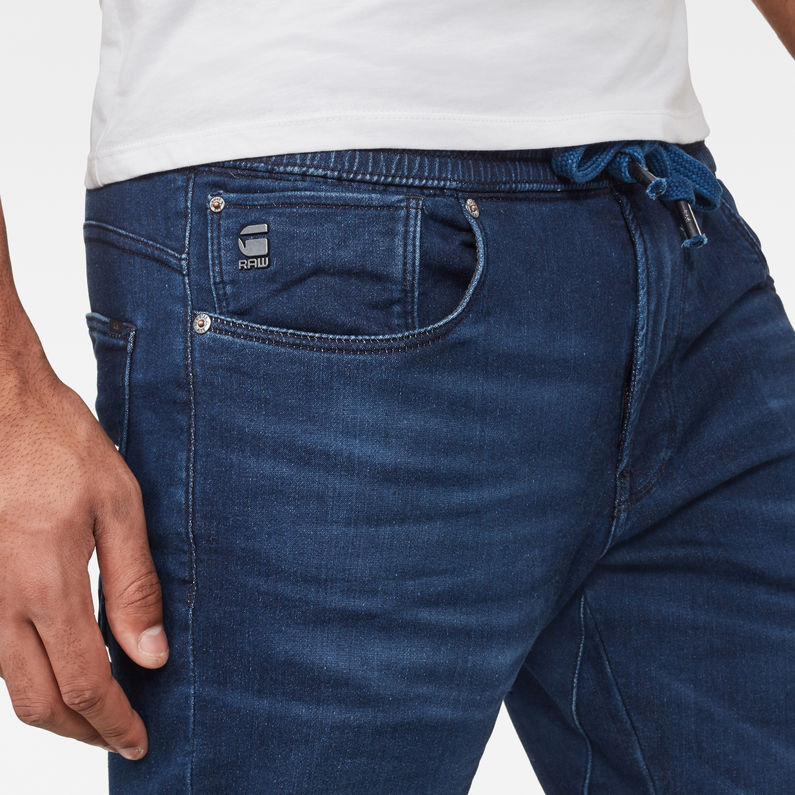 G-Star RAW® Arc 3D Sport Tapered Jeans Midden blauw detail shot