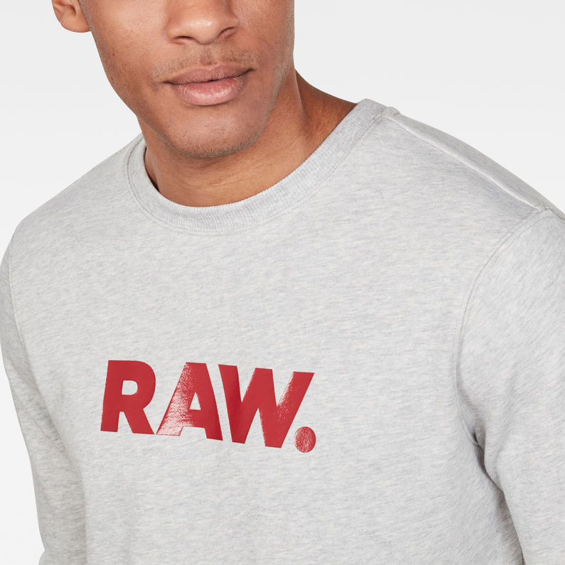 G-Star RAW® Sweater Hodin Gris detail shot