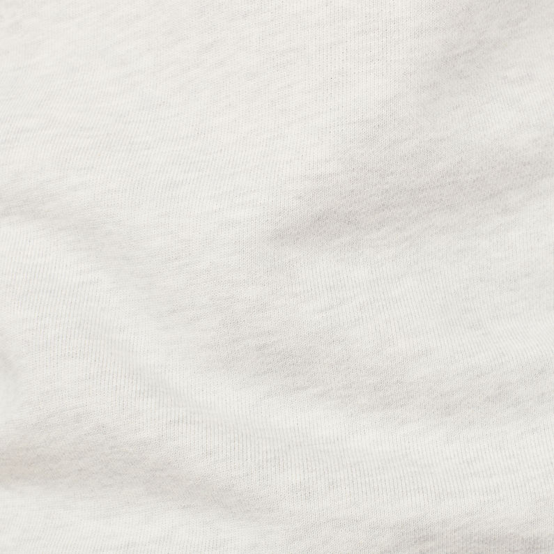G-Star RAW® Graphic 2 Core Sweat White fabric shot