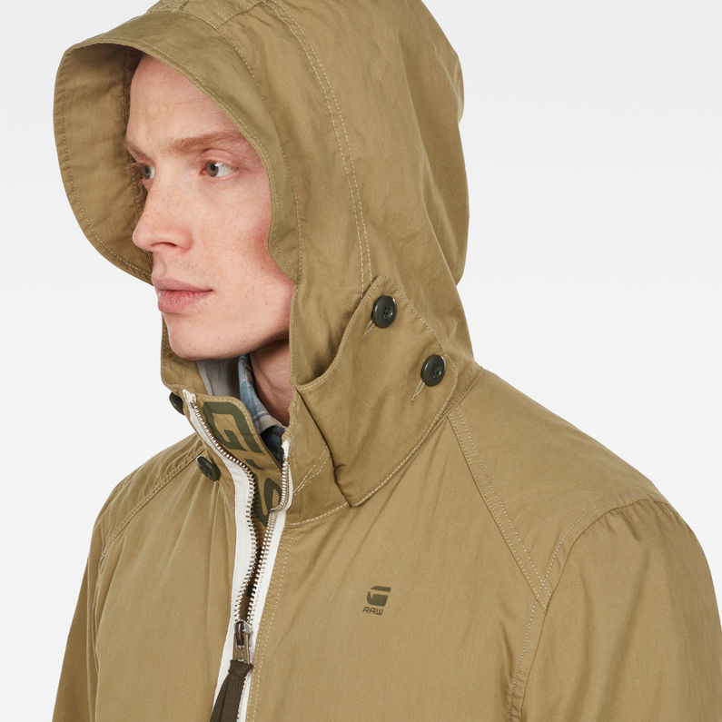G-Star RAW® Bolt Summer Parka 緑 detail shot