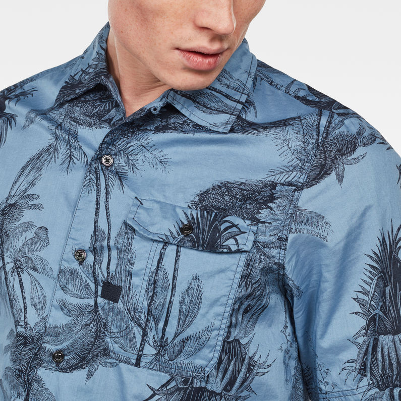 G-Star RAW® XPO Straight Service Shirt Dark blue detail shot