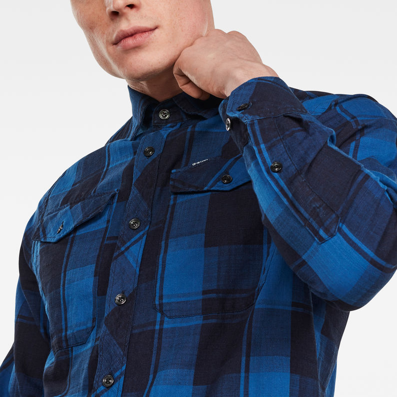 G-Star RAW® Bristum Utility Straight Shirt Donkerblauw