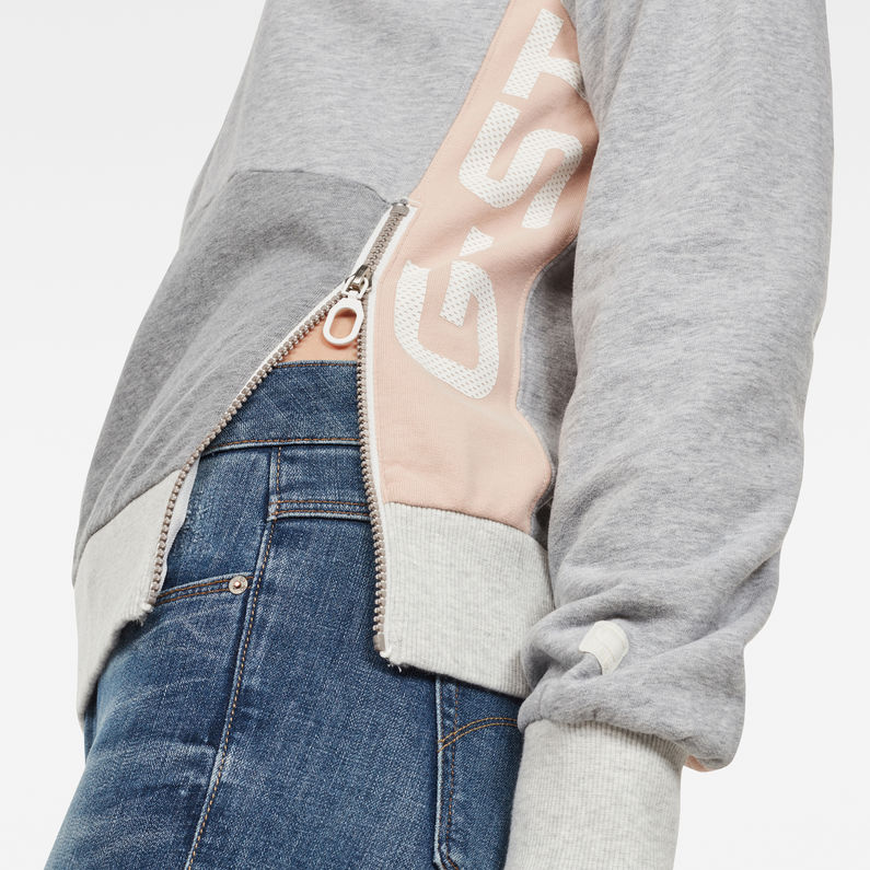 G-Star RAW® Ore Sweat Grey detail shot