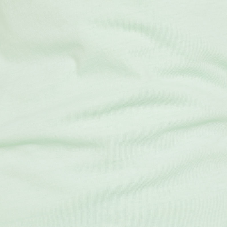 G-Star RAW® Mysid Slim Recycled Dye Top Green fabric shot