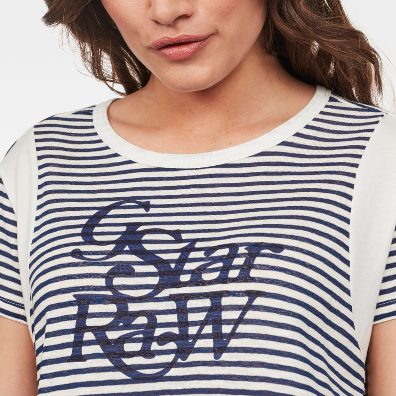 G-Star RAW® Firn Top Medium blue detail shot