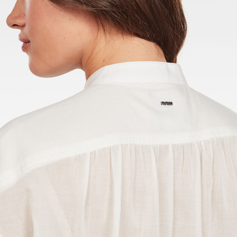 G-STAR® Parge Blouse Beige detail shot