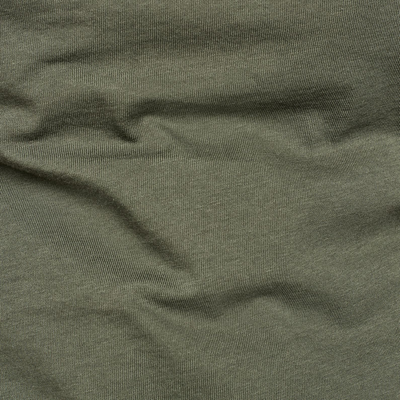 G-Star RAW® Graphic 18 Slim T-Shirt Green fabric shot
