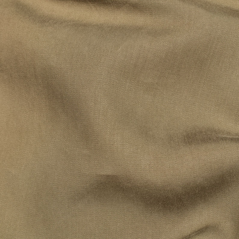 G-Star RAW® Rovic Maxi Shirt Dress グリーン fabric shot