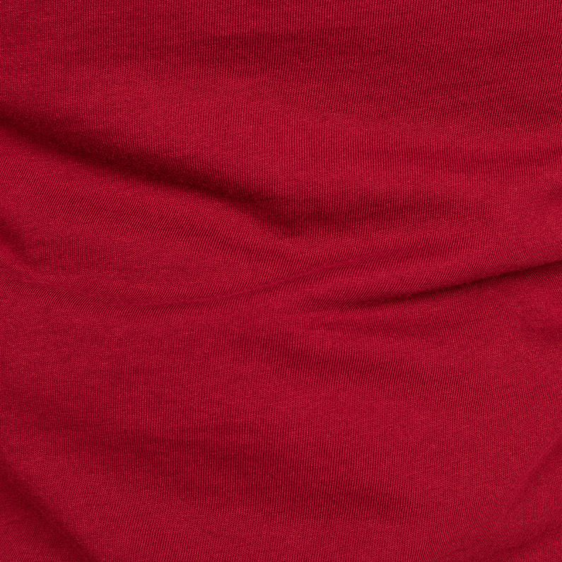 G-Star RAW® Graphic 50 V-Neck T-Shirt Red fabric shot