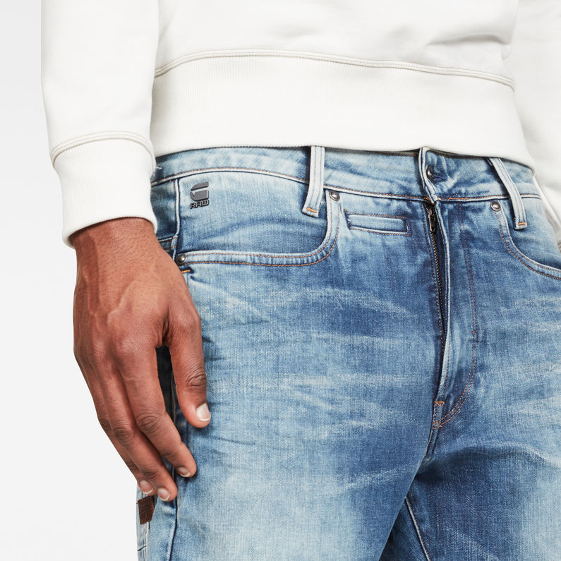 G-Star RAW® D-Staq 3D Slim Fit Jeans Mittelblau