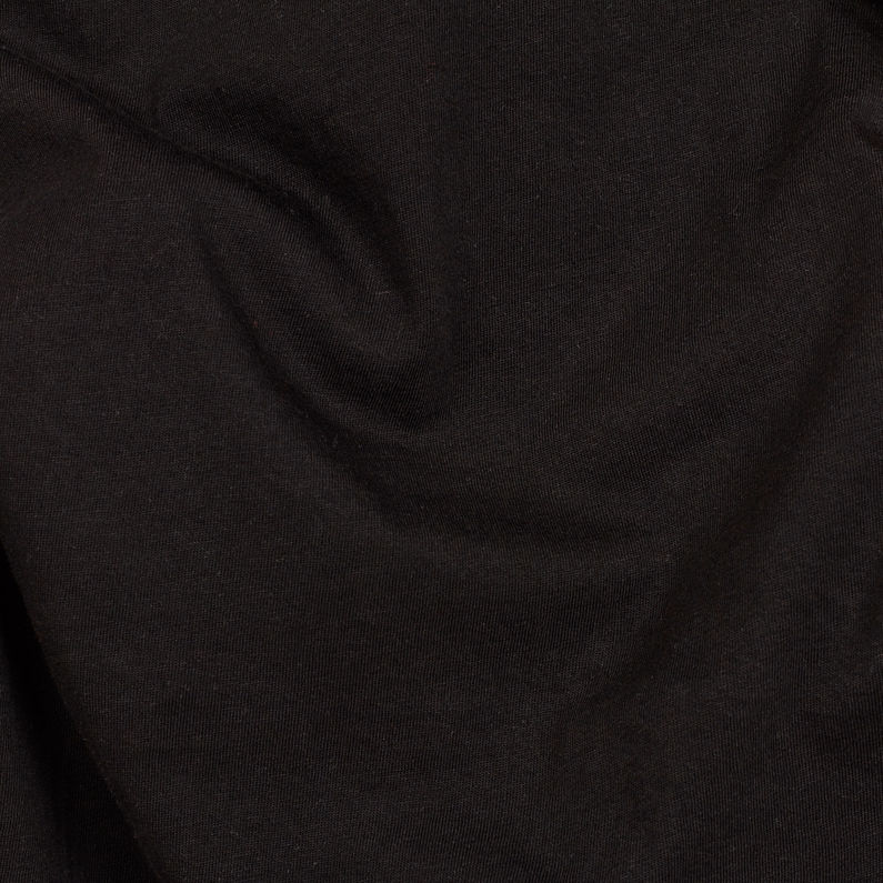 G-Star RAW® Graphic 9 Cairn Loose T-Shirt Black fabric shot
