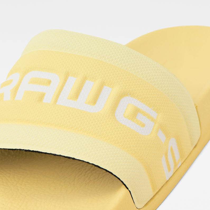 G-Star RAW® Cart Slide III Yellow detail