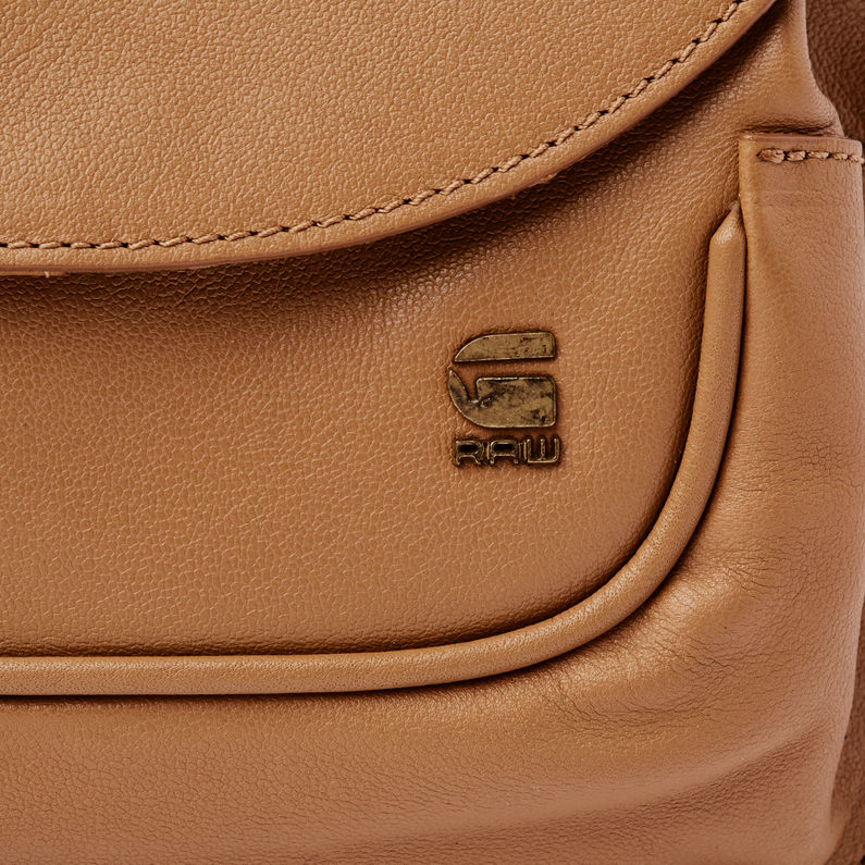 G-Star RAW® Khoma Small Shoulderbag Leather Brown inside view