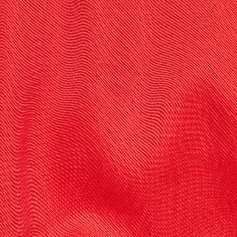 G-Star RAW® Lanc Mid Waist Straight Slit Pants Red fabric shot