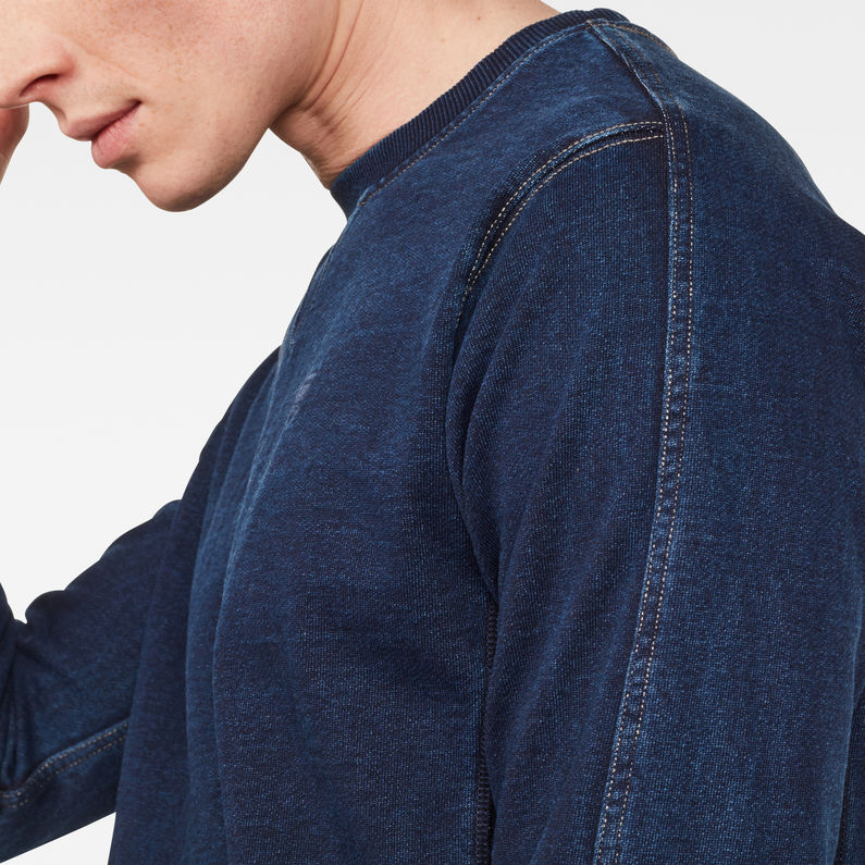 G-Star RAW® 5621 Korpaz Sweater ダークブルー detail shot