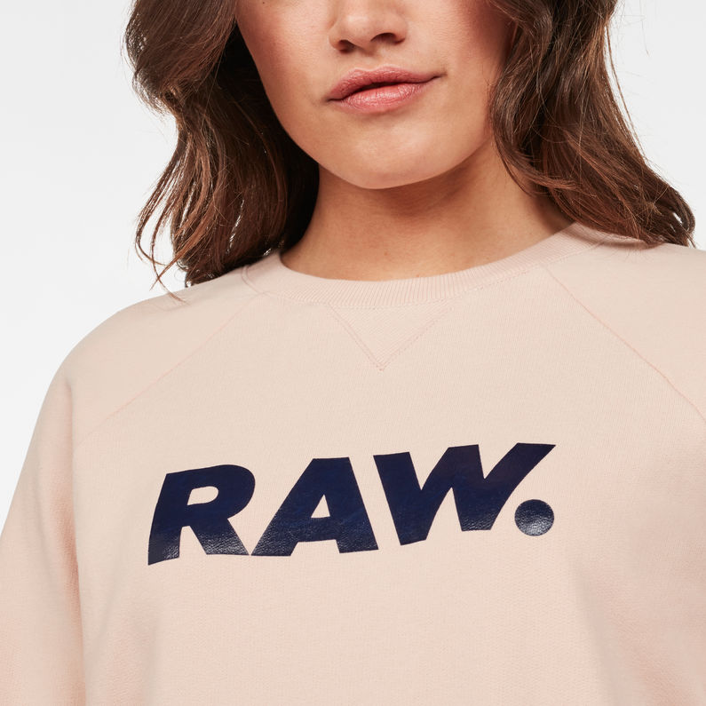 G-Star RAW® Sweater Xzula Art Rose detail shot