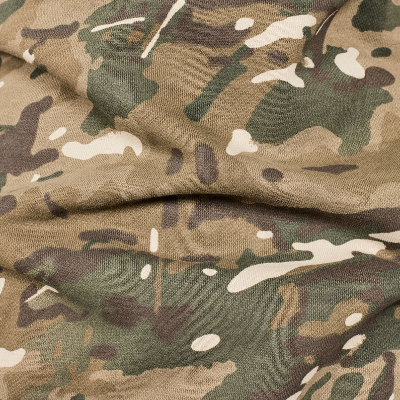 G-STAR® Graphic 4 Core Sweater Green fabric shot