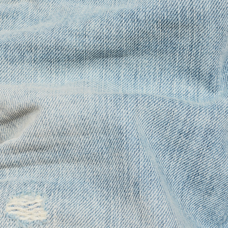 G-STAR® Falda 3301 Fringe Azul claro fabric shot