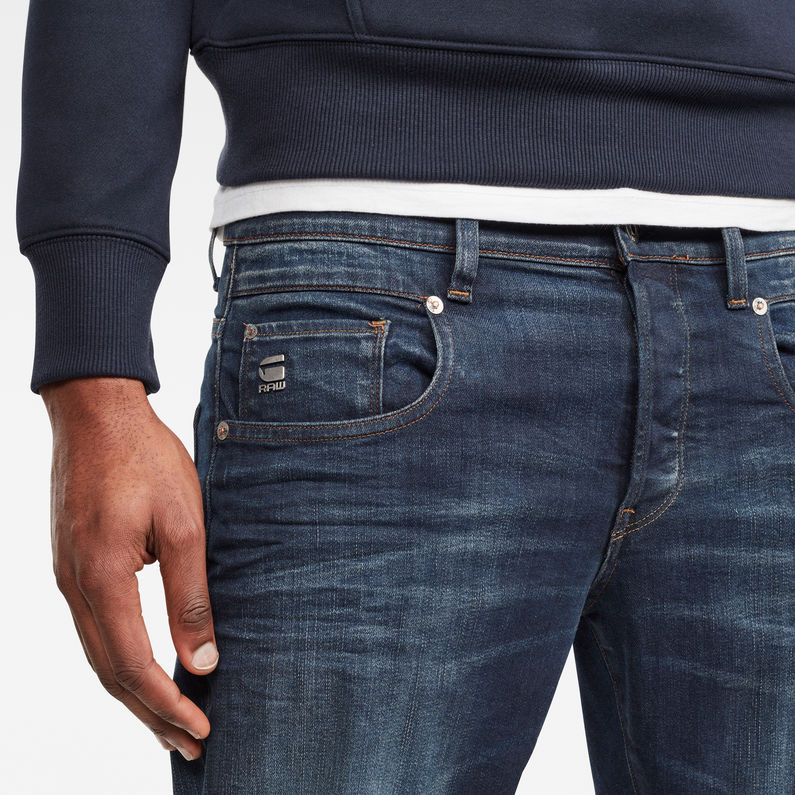 G-Star RAW® Radar Straight Tapered Jeans Midden blauw