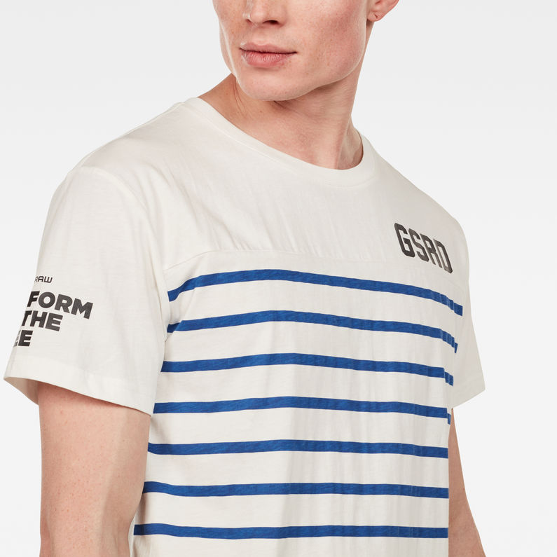 G-Star RAW® T-shirt Graphic 16 Bleu moyen detail shot