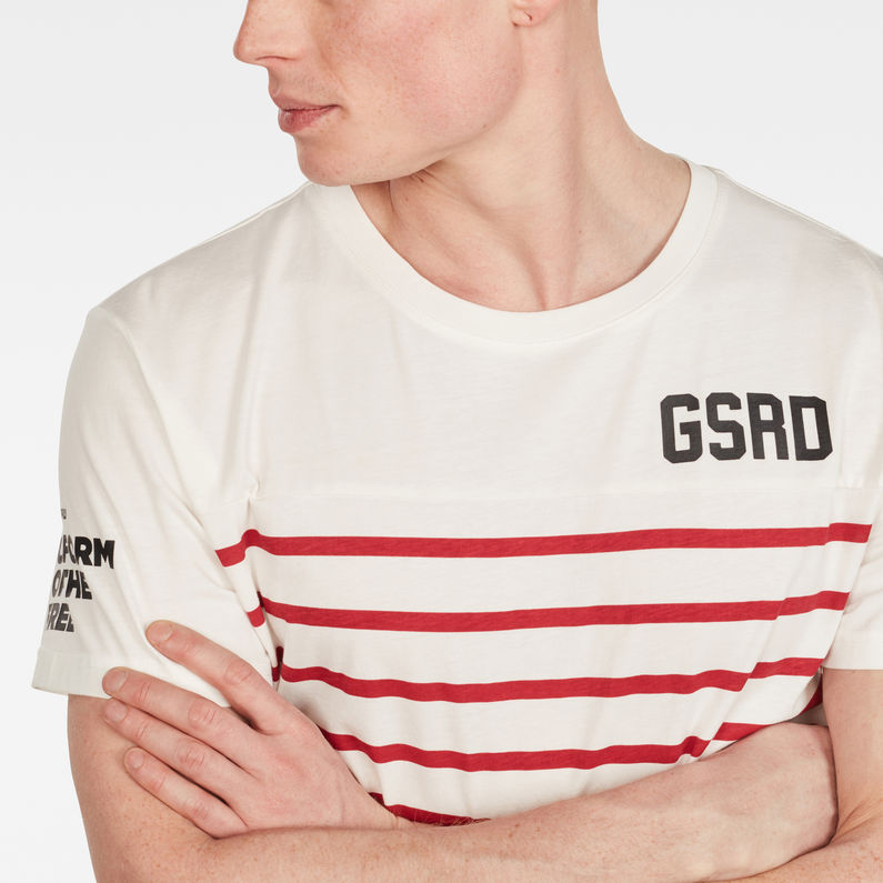 G-Star RAW® Graphic 16 T-shirt Red detail shot
