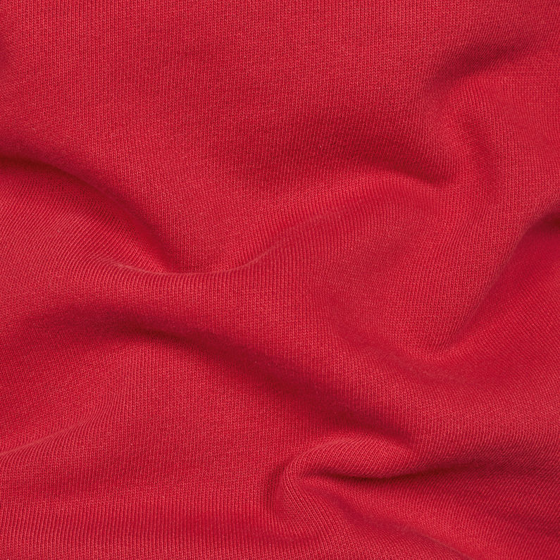 G-STAR® Graphic 2 Core Sweat Red fabric shot