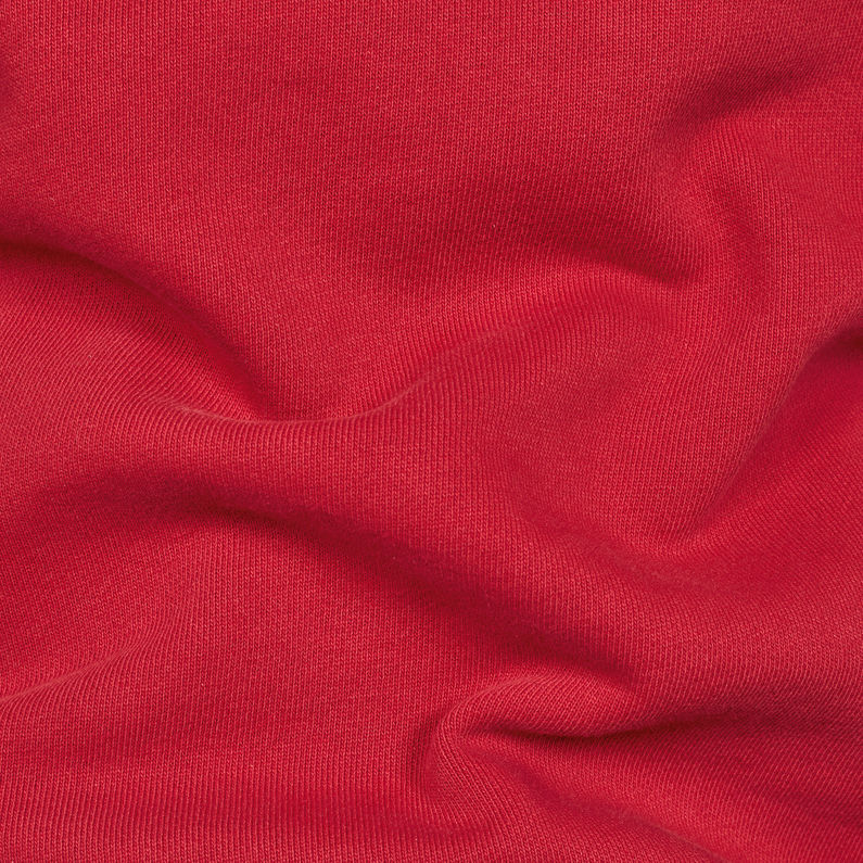 G-Star RAW® Graphic 2 Core Sweatshirt Rot fabric shot