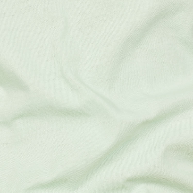 G-Star RAW® Recycled Dye T-shirt Green fabric shot