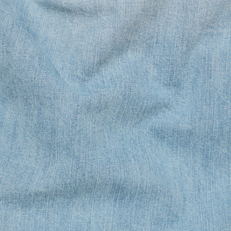 G-STAR® Faeroes Boyfriend Latzhose Hellblau fabric shot