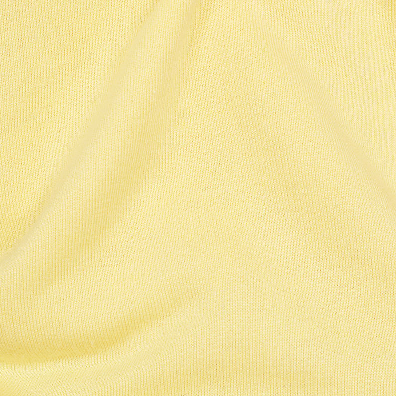 G-Star RAW® Xzula Sweater Yellow fabric shot