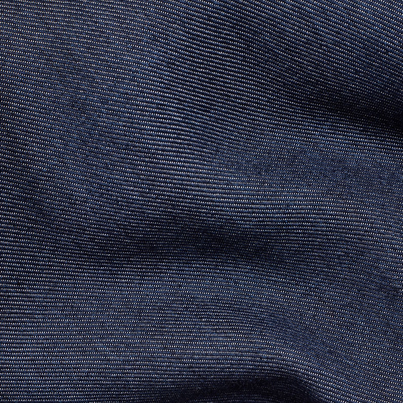 G-Star RAW® Robe Bristum Slim Flare Fringe Bleu foncé