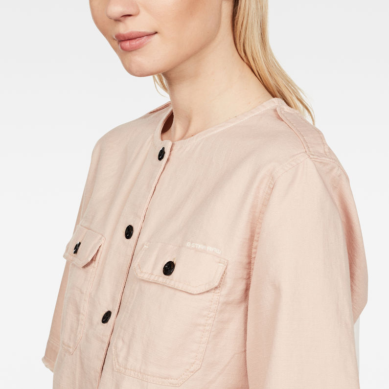 G-STAR® Beryl Shirt Pink detail shot