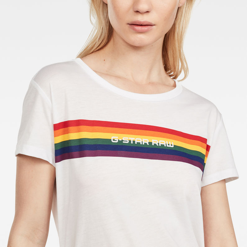 G-Star RAW® Graphic 2 T-shirt White detail shot