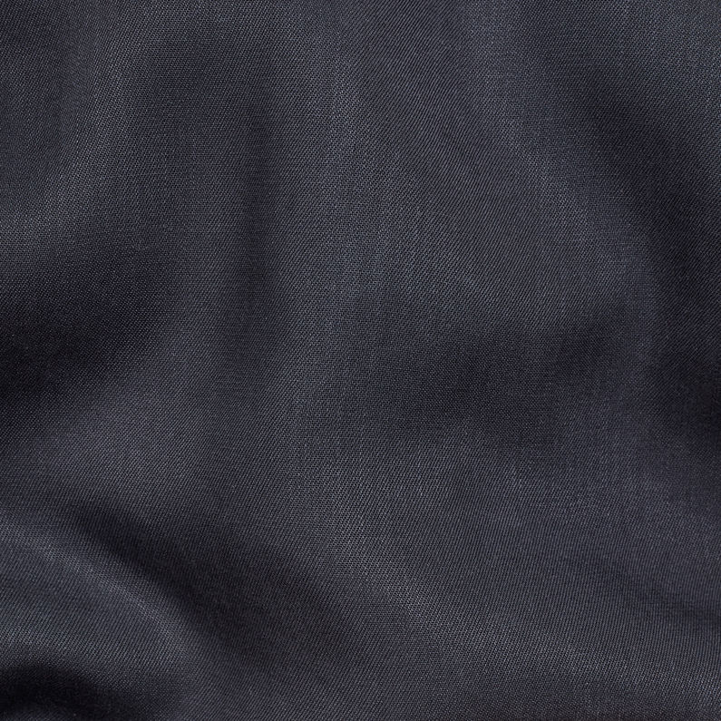 G-Star RAW® Rovic maxi shirt dress l\s Dark blue fabric shot